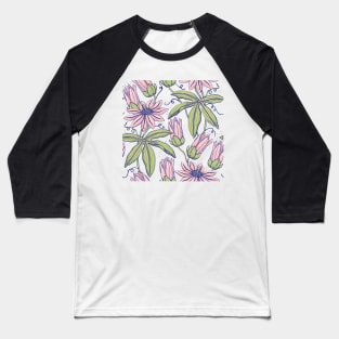 Watercolour flowers Baseball T-Shirt